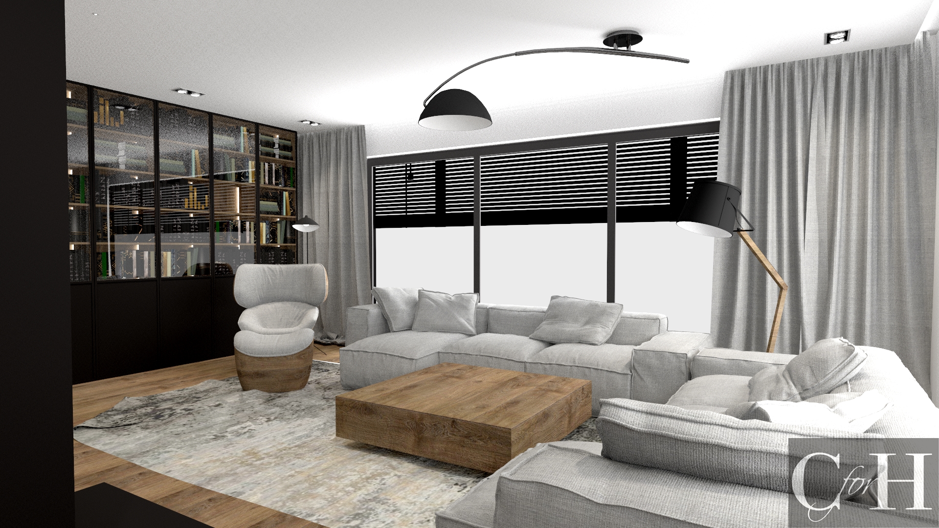 Nowoczene przedmieścia meble kuchenne szczecin projektowanie wnętrz nowoczesne gablota witryna salon biblioteczka